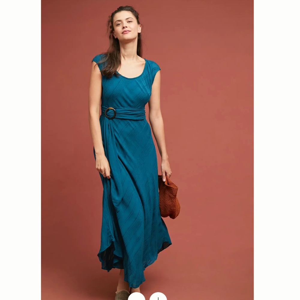 Anthropologie Guinevere Maxi Dress Moulinette Soeurs EUC!